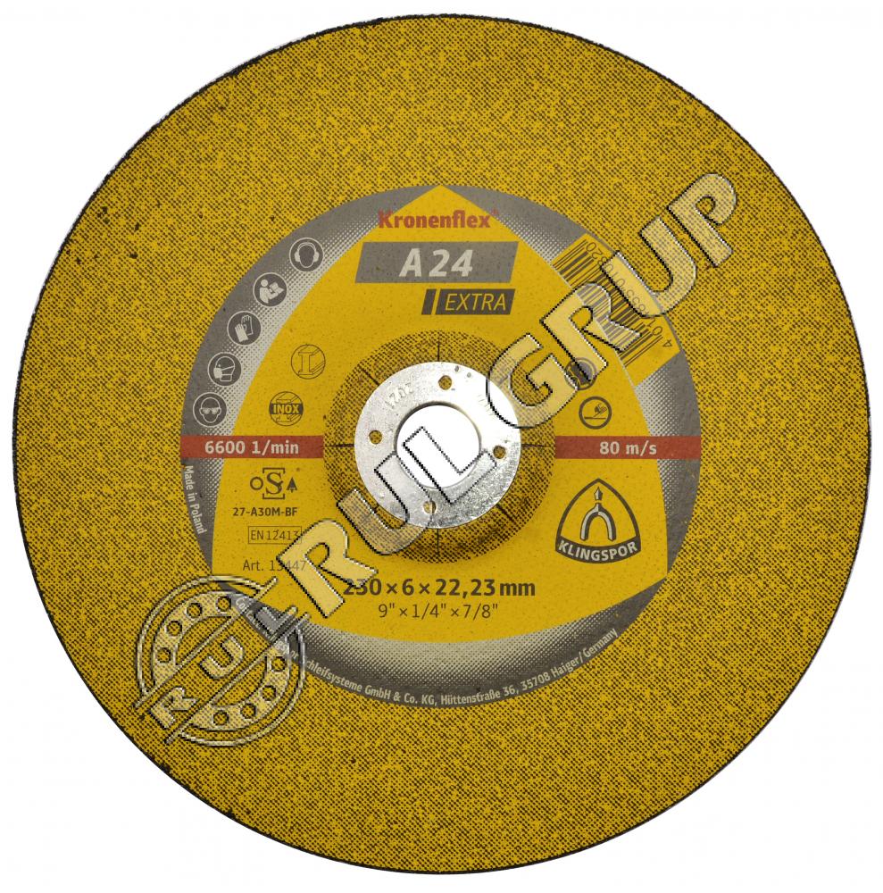 DISC POLIZAT A24 EXTRA 230X6X22MM KLINGSPOR 